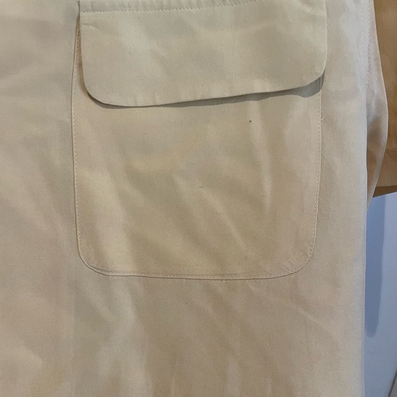 100% SILK Votre Nom button down shirt - Picture 2 of 7